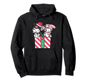 My Melody and Kuromi Christmas Gift Hoodie Pullover Hoodie