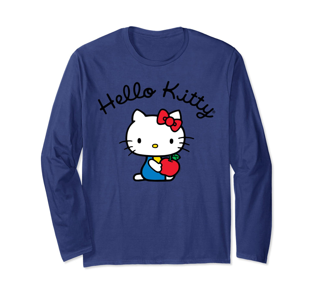 Hello Kitty Retro Logo Long Sleeve Long Sleeve T-Shirt
