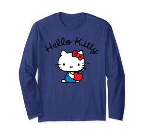 Hello Kitty Retro Logo Long Sleeve Long Sleeve T-Shirt