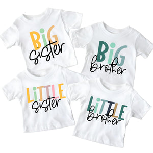 Big Middle Little Sibling Shirt, Big Brother T Shirt, Big Sister, Little Sister, Big Brother Little Brother Matching Outfits