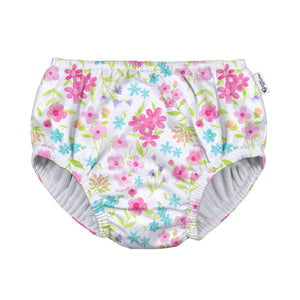 green sprouts baby girls Pull-up Reusable and Toddler Swim Diaper, White Flower Bouqet, 18-24 Month US