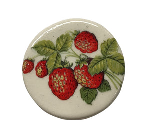 Ceramic Stone Strawberry Design Bead Neckace Jewelry
