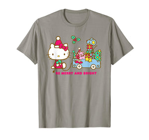 Hello Kitty Merry and Bright Christmas Tee Shirt T-Shirt