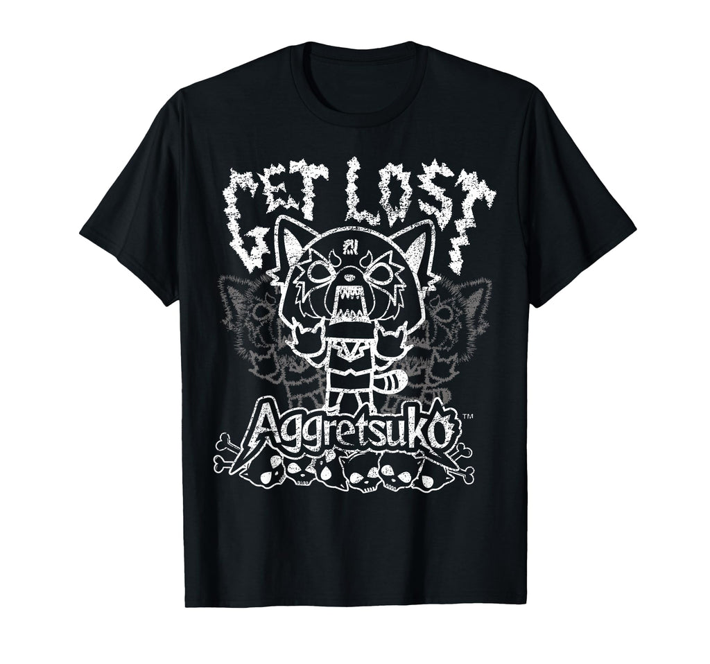 Aggretsuko Get Lost Rage Tee Shirt T-Shirt