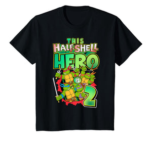 Mademark x Teenage Mutant Ninja Turtles - Kids Teenage Mutant Ninja Turtles This Half Shell Hero is 2 T-Shirt