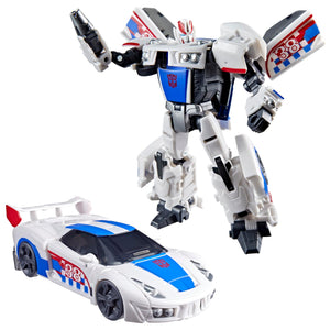 Transformers Age of The Primes Smokescreen, Deluxe Class 5.25-inch Converting Action Figure, Robot Toys for Ages 8+