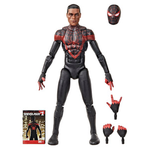 Marvel Legends Series Ultimate Miles Morales, Spider-Man Comics-Inspired Collectible 6-Inch Scale Action Figure with Character-Sized Comic Accessory