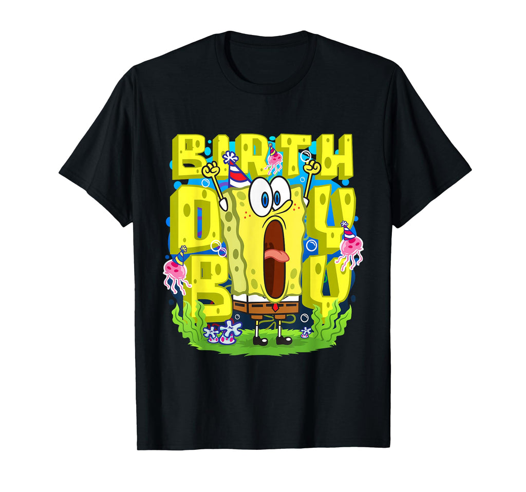 Spongebob Squarepants Birthday Boy Funny Boys Birthday Gift T-Shirt