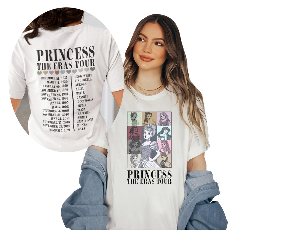 Princess Tour Shirt, Princess Characters Shirt, Girl Trip Shirt, Tour Shirt, Princess Pinky Shirt, Girls Concert Shirt.
