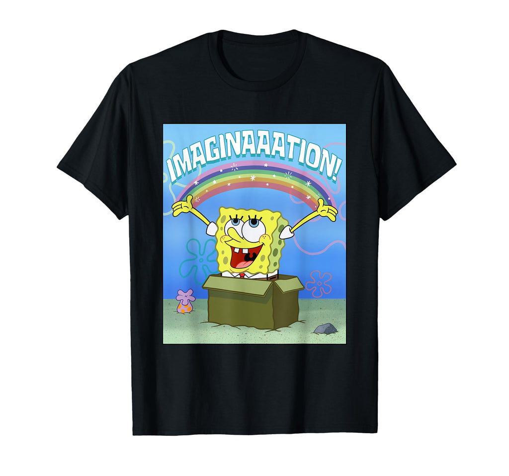 Mademark x SpongeBob SquarePants - SpongeBob SquarePants Imaginaaation Box Funny T-Shirt