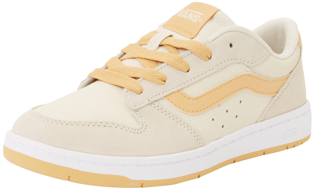 Vans Women's Ryland LS Shoe | Retro Court Sneakers with Tennis Inspired Fashion Details, Washed Out Turtle Dove, 6.5