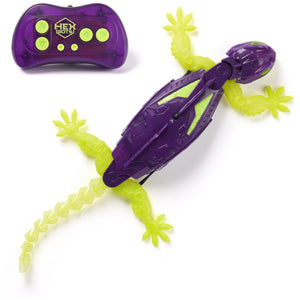HEX BOTS Glow-in-The-Dark Gecko with Official Wall Climber Technology, Rechargeable Remote Control Robot Kids Toys, Prank Toys for Boys & Girls Ages 4 & Up