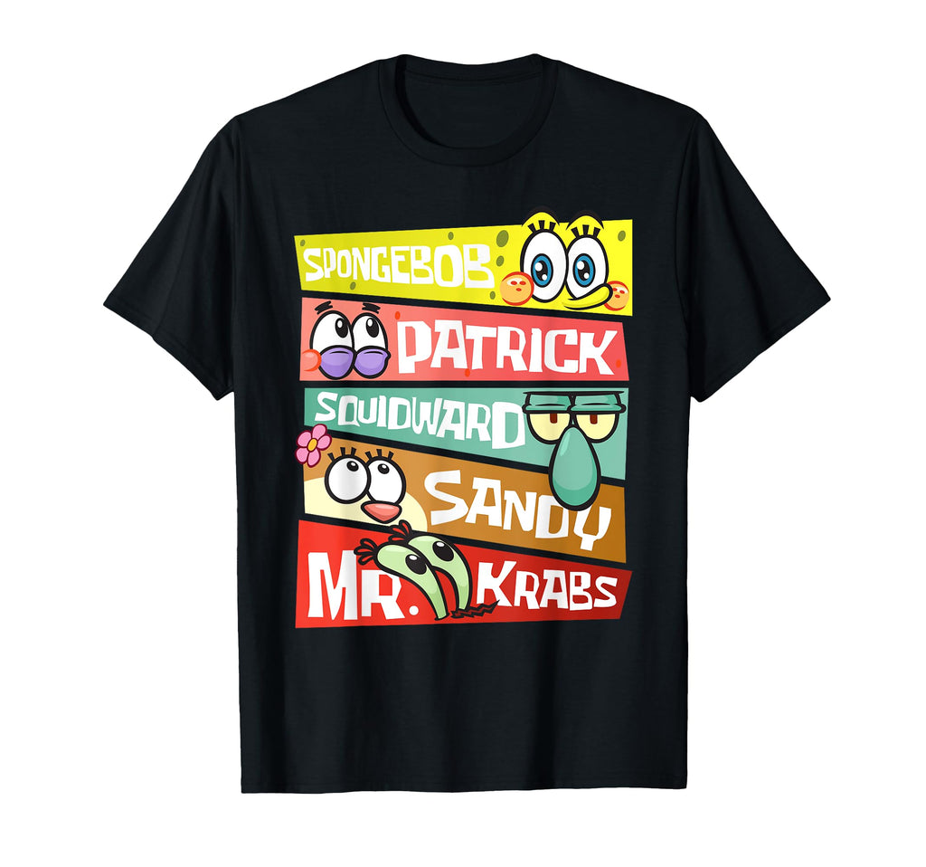 Mademark x SpongeBob SquarePants - SpongeBob Patrick Squidward Sandy Mr Krabs SpongeBob Fans T-Shirt