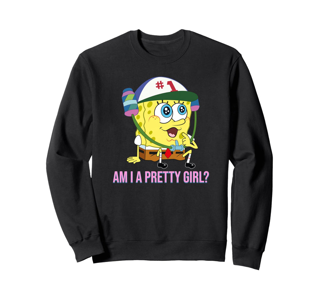 SpongeBob SquarePants - Am I a Pretty Girl? Sweatshirt