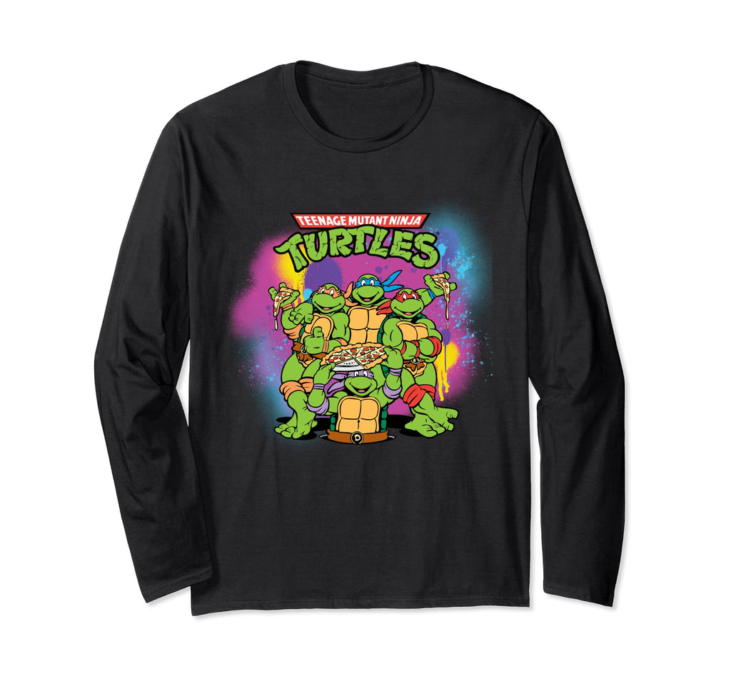 Mademark x Teenage Mutant Ninja Turtles - Original Teenage Mutant Ninja Turtles Colorful Painted Long Sleeve T-Shirt