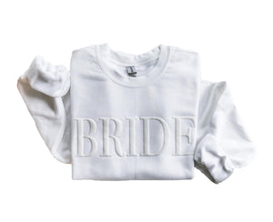 Up2ournecksinfabric Bride Mrs Sweatshirt - Custom Mrs Crewneck - New Mrs Gift - Honeymoon Pajamas - Wedding Gift - Future Mrs.