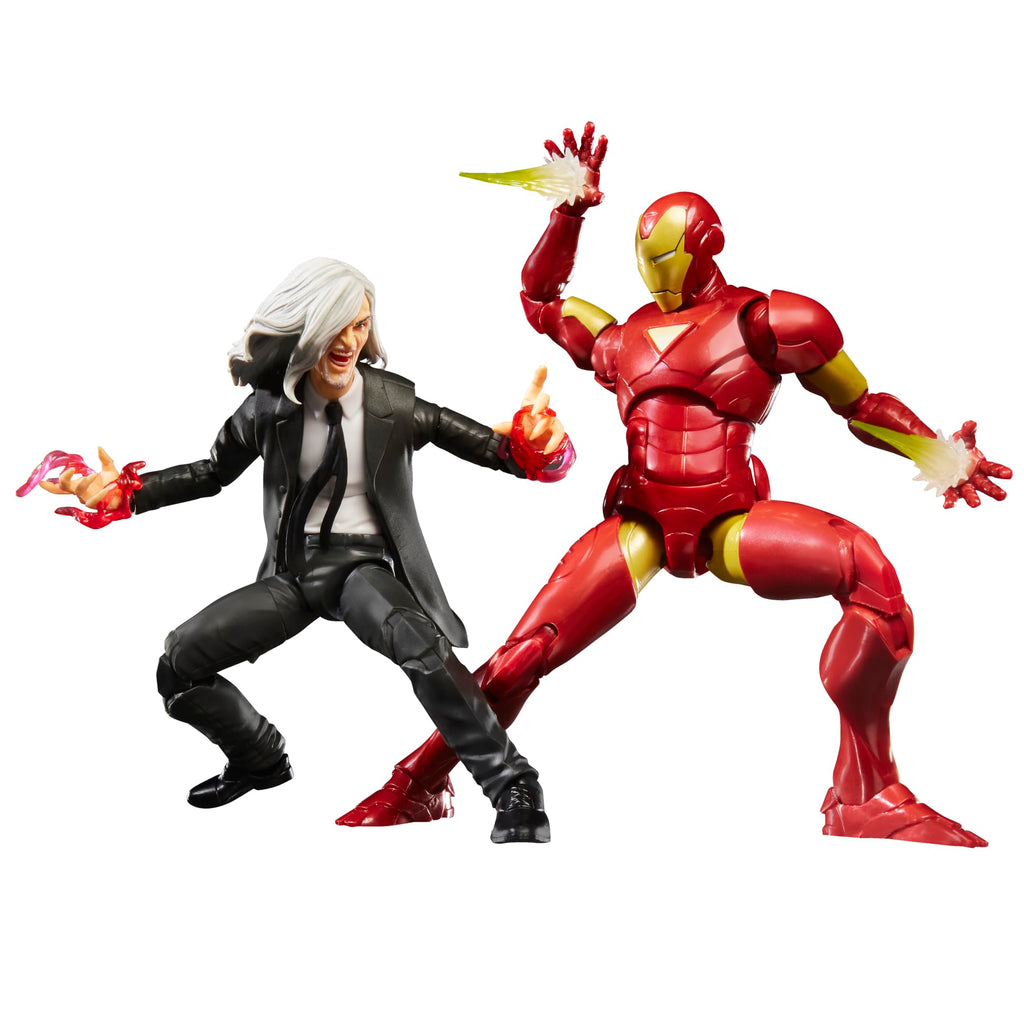 Marvel Legends Series Iron Man (Extremis) & Marvel’s Mandarin, Avengers Comics Collectible 6-Inch Action Figures