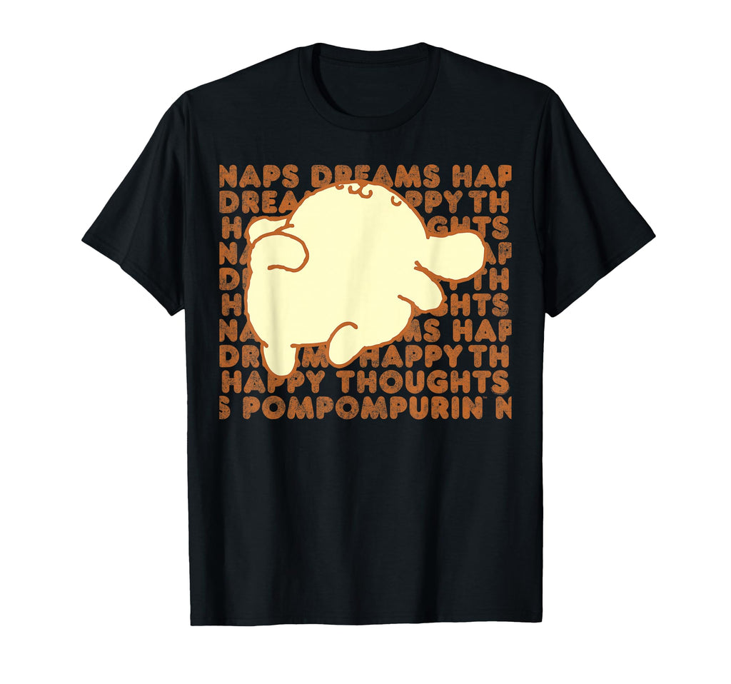 Pompompurin Happy Thoughts Nap Time T-Shirt Small