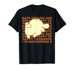 Pompompurin Happy Thoughts Nap Time T-Shirt Small