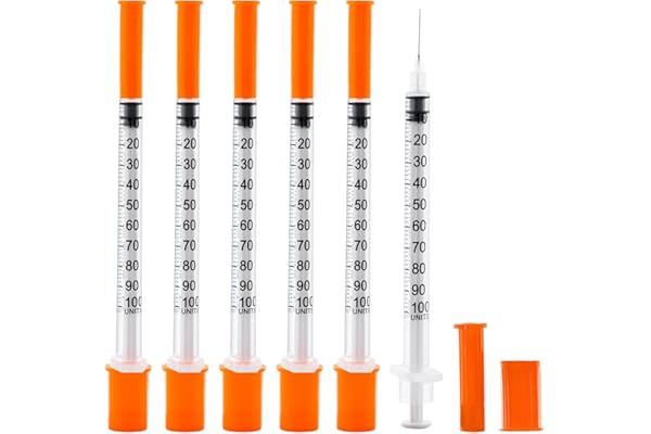 U-100 1cc 31 Gauge 5/16 Inch Syringe, Individually Packed 20 PACK