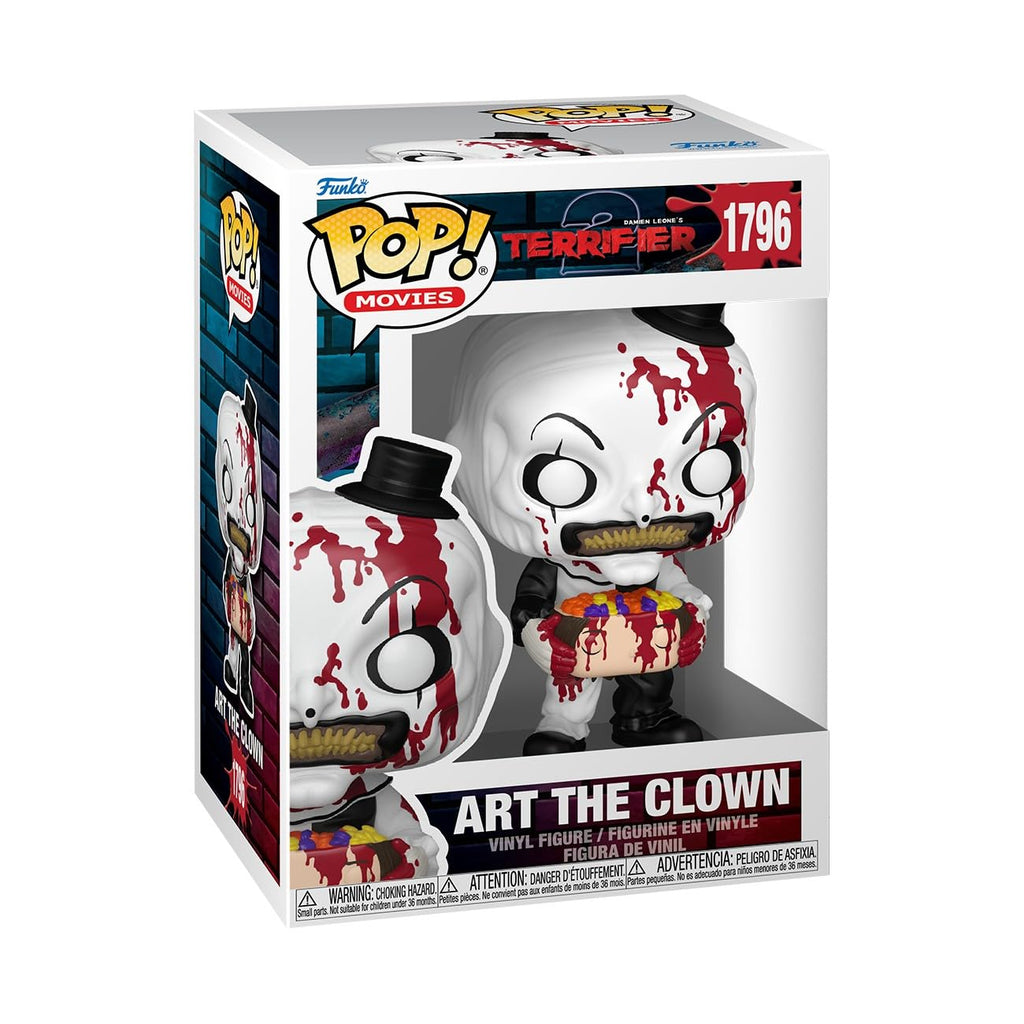 Funko Pop! Movies: Terrifier 2 - Art The Clown (with Head) - Collectable Vinyl Figure - Gift Idea - Official Merchandise - Toys for Kids & Adults - Movies Fans - Figure for Collectors and Display