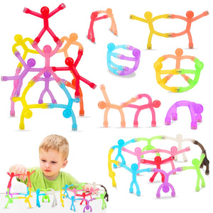 Easter Egg Fillers for Kids: 24Pcs Magnetic-People-Magnet-Men, Travel Toys for Kids, Creative, Fidget and Educational, School Party Favors Bulk, Small Toys for Classroom Prizes, Easter Egg Stuffers