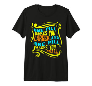 LyricLyfe - PREMIUM T-SHIRT - WHITE RABBIT BY GRACE SLICK