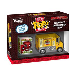 Funko Pop Bitty Ride: Marvel - Deadpool with Chimichanga Truck - Collectable Vinyl Figure - Gift Idea - Official Merchandise - Toys for Kids & Adults - Superheroes Fans - Model Figure for Collectors