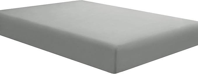 Sfoothome Full Grey Fitted Sheets 2 Pack, Wrinkle Free - Brushed Microfiber Bed Sheet with Deep Pocket