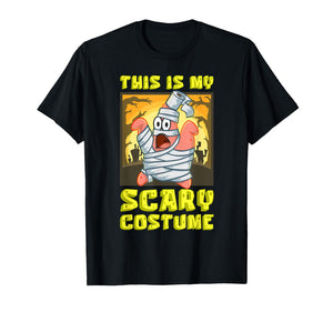 Mademark x SpongeBob SquarePants - SpongeBob Halloween This is My Scary Costume Patrick Mummy T-Shirt