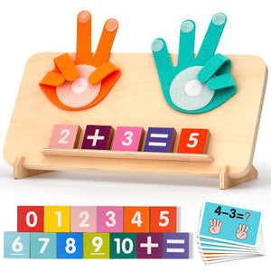 Preschool Learning Toys for Toddlers 2-4, Educational Math Manipulatives Number Counting Blocks for Kids, Montessori Toys for 3-5 Year Old Boys Girls Birthday Gifts