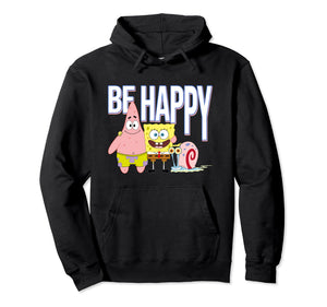 Mademark x SpongeBob SquarePants - Patrick, SpongeBob & Gary - Be Happy Pullover Hoodie