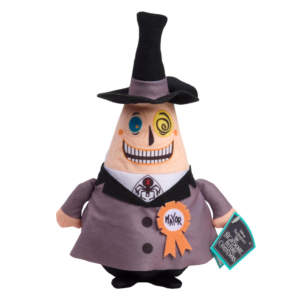 Disney Tim Burton's The Nightmare Before Christmas Small 8.5-inch Plush Mayor Stuffed Animal, Soft Material, Kids Toys for Ages 3 Up by Just Play