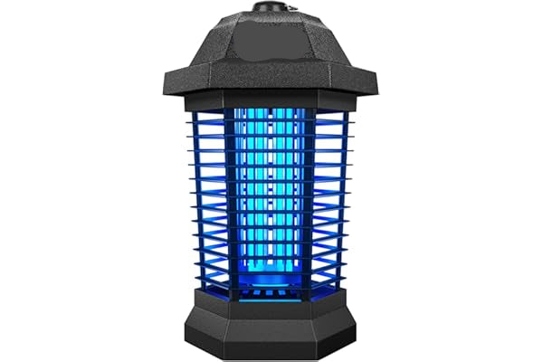 GooTop insect killer with blue light on a white background