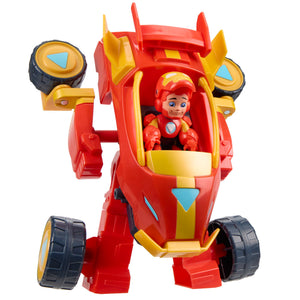 Marvel Iron Man and his Awesome Friends 2-in-1 Mech Suit & Vehicle, Action Figure & Toy Vehicle Set, 3-Inch-Scale Super Hero Toys, Ages 3+