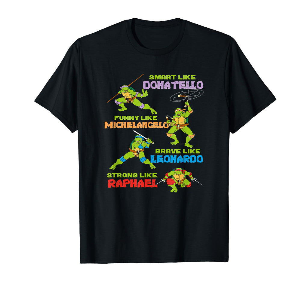 Mademark x Teenage Mutant Ninja Turtles - I am Smart, Funny, Brave, and Strong T-Shirt