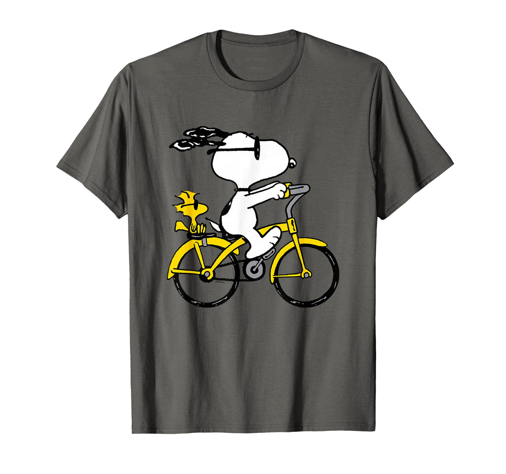 Snoopy & Woodstock Riding Bike T-Shirt