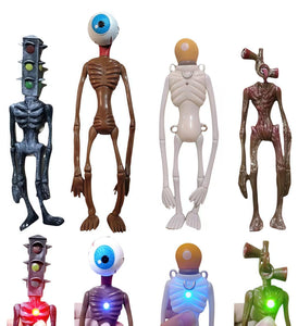 4 PCS Siren Head Toys Action Figure Horror Model Doll Gift for Kids Birthday Halloween Christmas Party Toys (Series A)