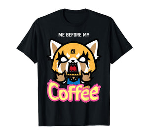 Aggretsuko I Need My Coffee Rage Tee Shirt T-Shirt