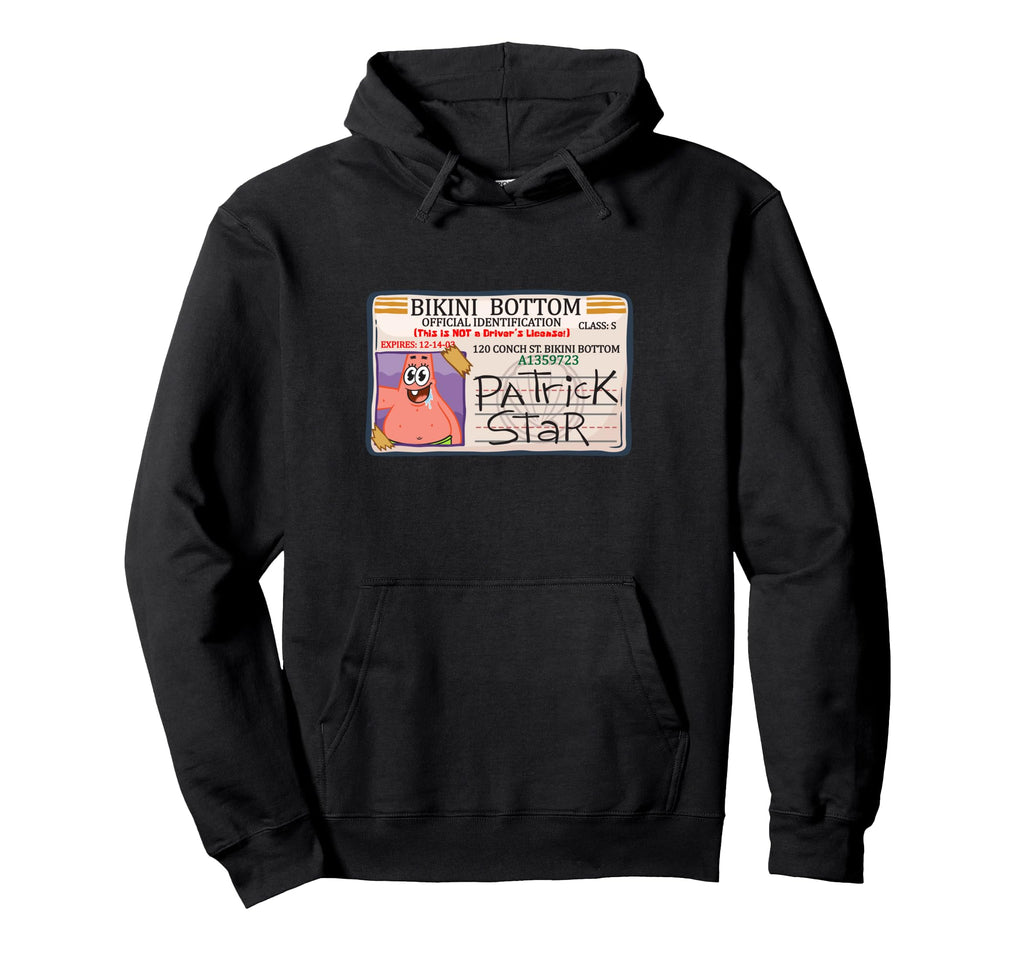 Mademark x SpongeBob SquarePants - Bikini Bottom Patrick Star Driving License Pullover Hoodie