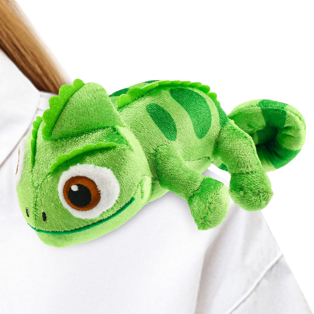 Chameleon Plush Dolls?Girls and Children Chameleon Shoulder Plush?Lizard Cosplay Props Merch Gifts for Women Adults Green