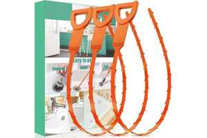 Orange ice shovels with packaging on a white background