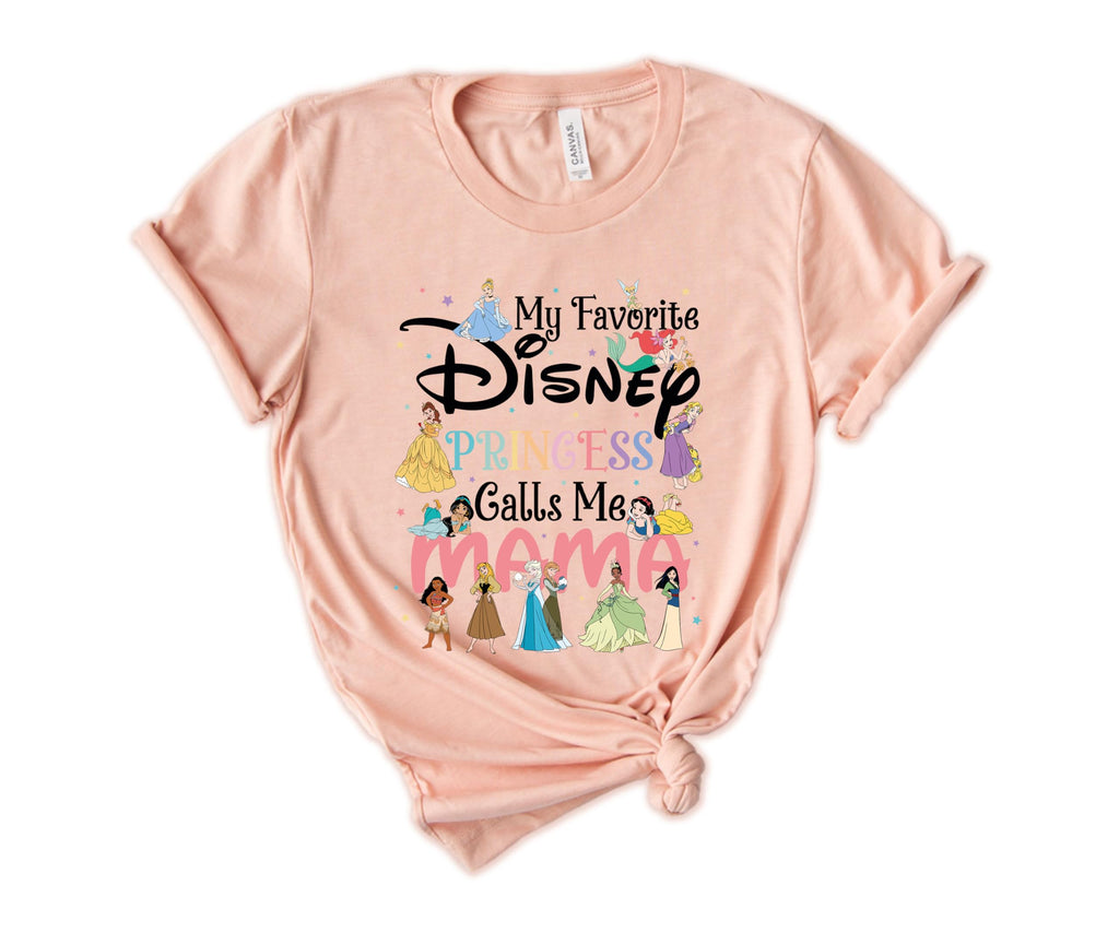 Magical Girl Mama Shirt, My Favorite Princess Tee, Calls Me Mama Shirt, Cute Happiest Mama on Earth Tee, Girl Mother's Day Gift