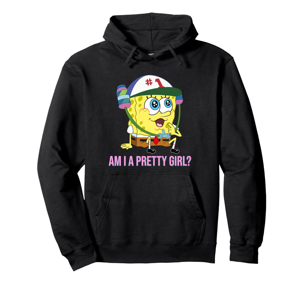 SpongeBob SquarePants - Am I a Pretty Girl? Pullover Hoodie