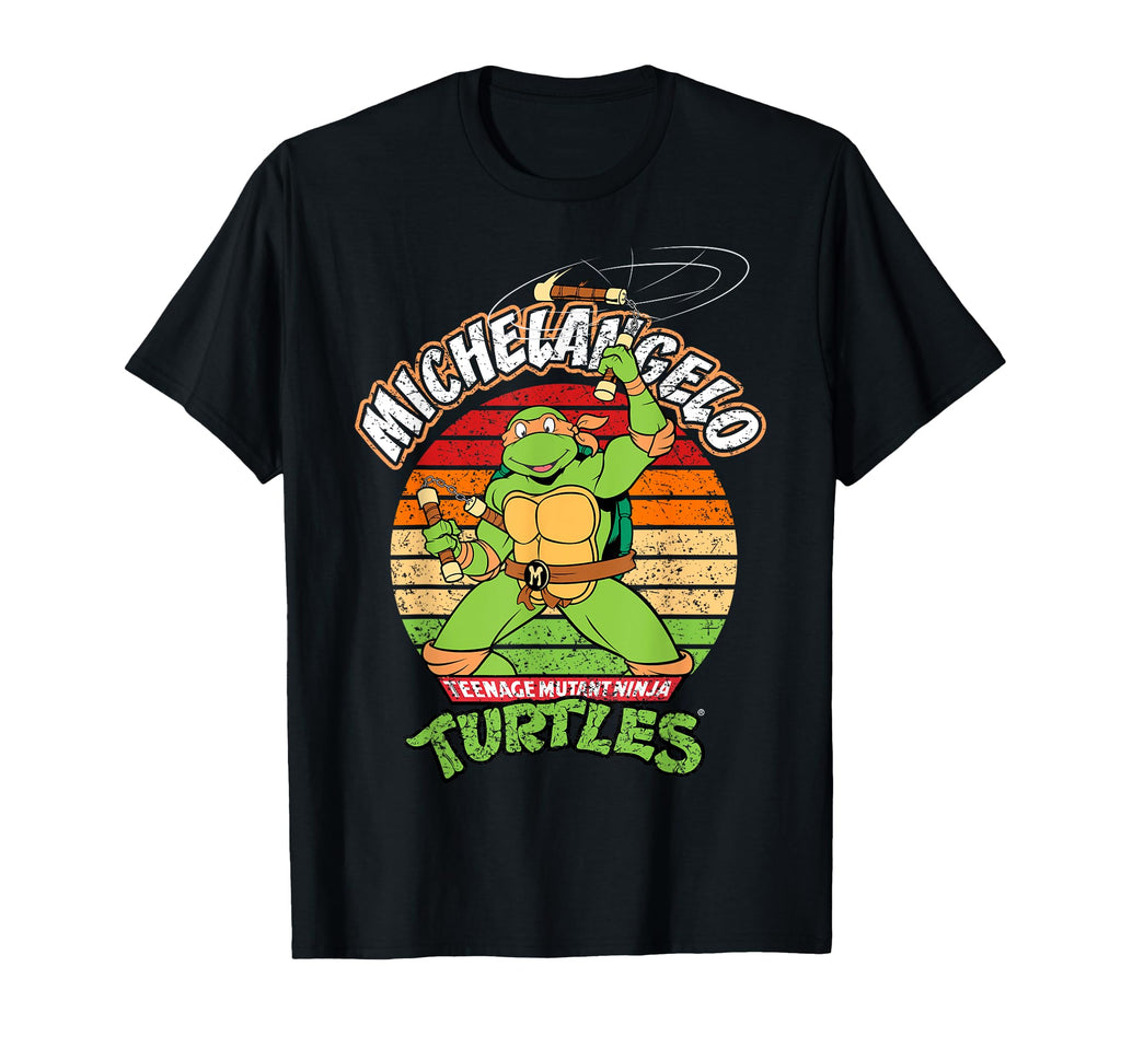 Mademark x Teenage Mutant Ninja Turtles - Teenage Mutant Ninja Turtles Michelangelo Ready For Action T-Shirt