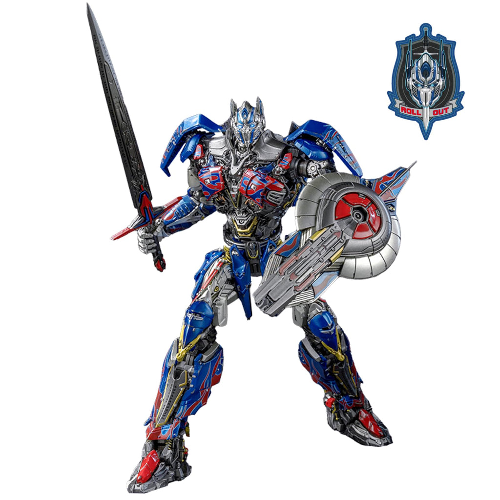 YOLOPARK Transformers: The Last Knight Optimus Prime with Upgraded Weaponry,Highly Articulated 7.87 Inch Transformers Action Figure for Ages 15 and Up,No Converting