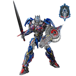 YOLOPARK Transformers: The Last Knight Optimus Prime with Upgraded Weaponry,Highly Articulated 7.87 Inch Transformers Action Figure for Ages 15 and Up,No Converting