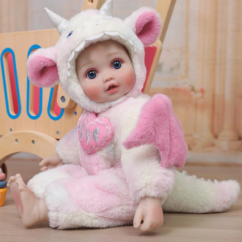 Baby Dolls, 18inch Large Realistic Cute Soft Body Baby Doll Real Life Baby Dolls with Accessories for 3+ Year Old Girls Gifts, Pretend Play, Collection, Love Slogan Design