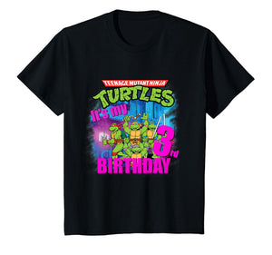 Mademark x Teenage Mutant Ninja Turtles - Kids Original Teenage Mutant Ninja Turtles 3rd Third Birthday T-Shirt