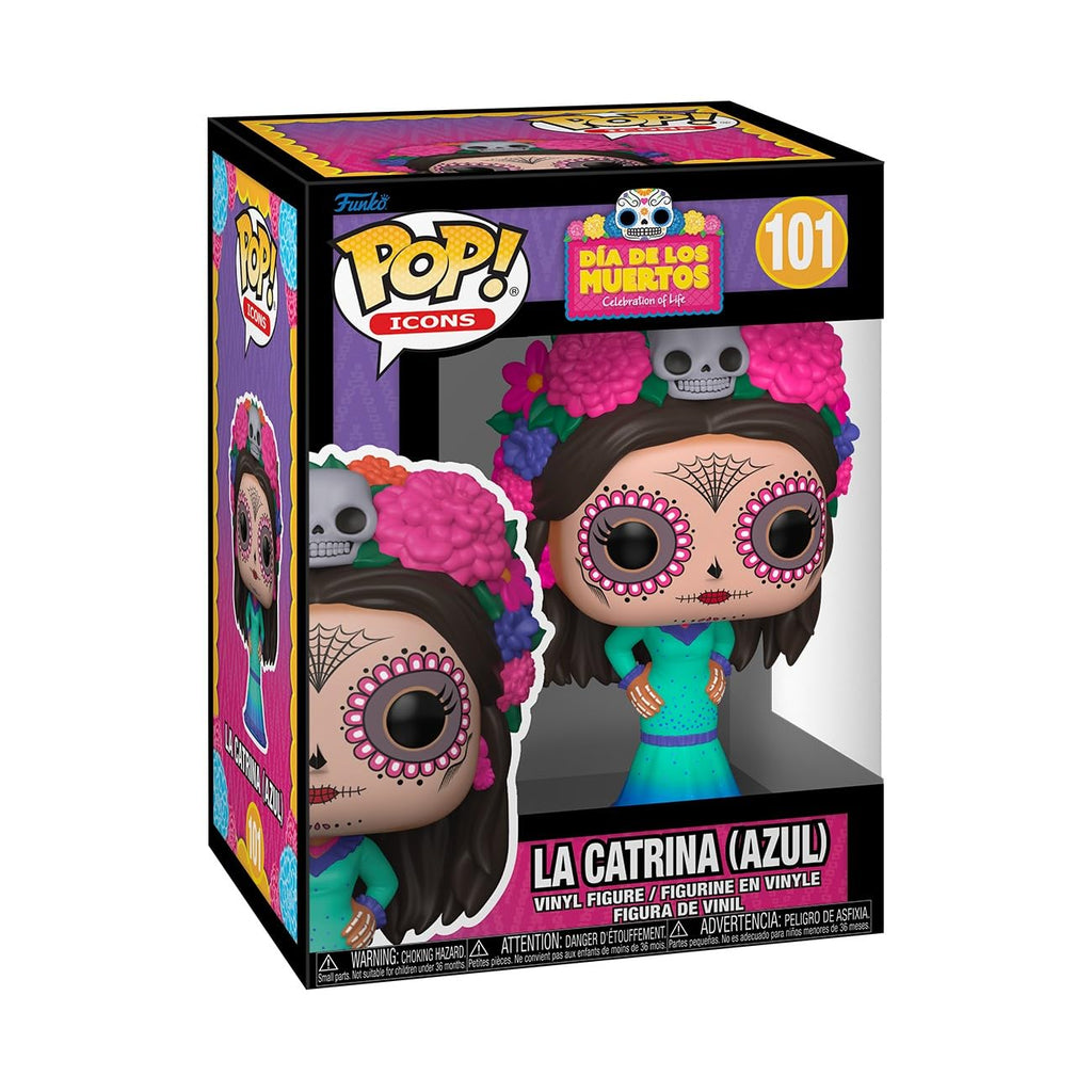 Funko Pop! Icon: Dia De Los Muertos - La Catrina (Azul) - Collectable Vinyl Figure - Gift Idea - Official Merchandise - Toys for Kids & Adults - Movies Fans - Model Figure for Collectors